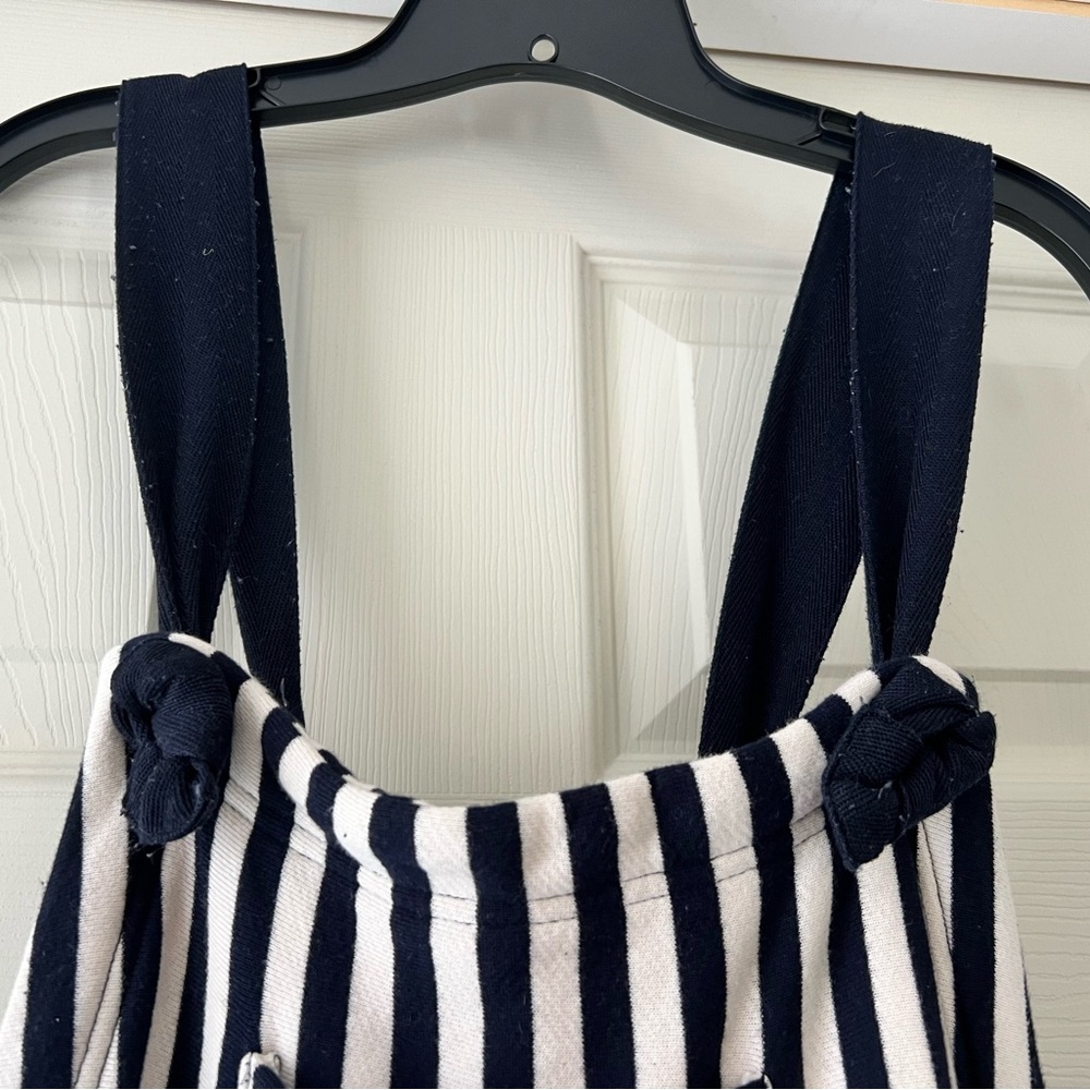 Free People Beach Black and White Striped Dress - Picture 2 of 6